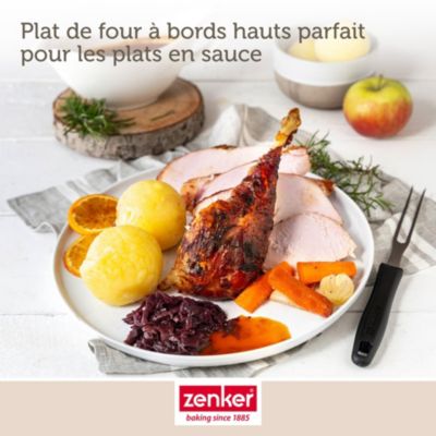 Lot De 2 Plats à Four XXL Rectangles 40 X 24 Cm Zenker Special Cooking