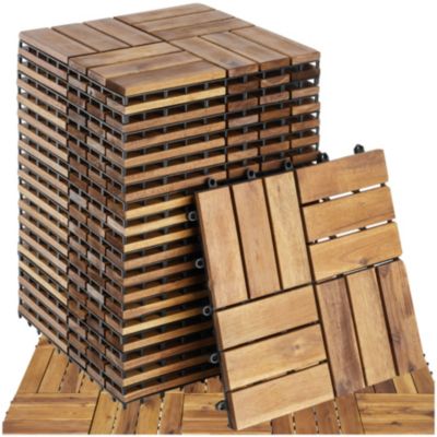 GIANTEX Coffre de jardin en bois résistant 213 l Poche intérieure Boîte de rangement avec roulettes Couvercle et poignée 114 x 58,5 x 51 cm