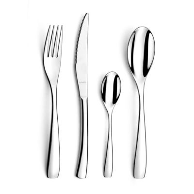 Lot De 48 Couverts Inox – Argenté, Acier Inoxydable, D'occasion