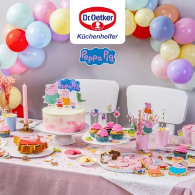 Ensemble de 5 emporte-pièces pour enfants Dr. Oetker Peppa Pig