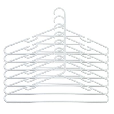 Ensemble de 6 cintres plastique blanc