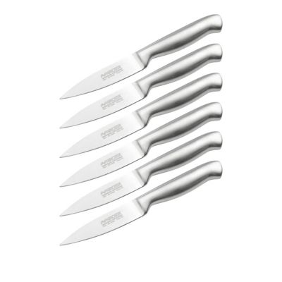 Ensemble de 6 Couteaux d'office en inox 20 cm en tout Nirosta Star