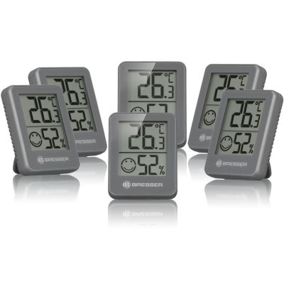 Ensemble de 6 indicateurs BRESSER ClimaTemp Hygro