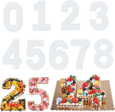 Ensemble de 9 Moules en Forme de Chiffres pour le Number Cake