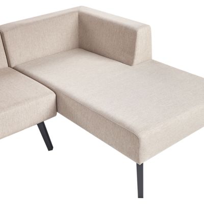 Ensemble de canapés d'angle de jardin 4 places SORRIVOLI Beige Côté gauche