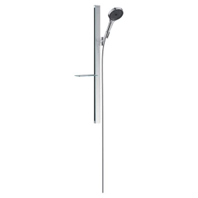 Ensemble de douche 130 3jet avec barre de douche 90 cm avec porte-savon chromé Hansgrohe Rainfinity