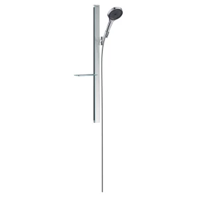 Ensemble de douche 130 3jet EcoSmart avec barre de douche 90 cm et porte-savon chromé Hansgrohe Rainfinity