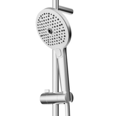 Ensemble de douche 3 jets GoodHome Kolima chromé