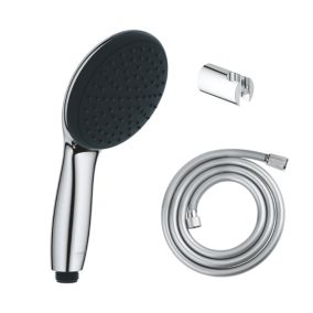 Ensemble de douche GROHE Vitalio avec douchette 1 jet Vitalio Start 110 GROHE + flexible de douche + Support mural