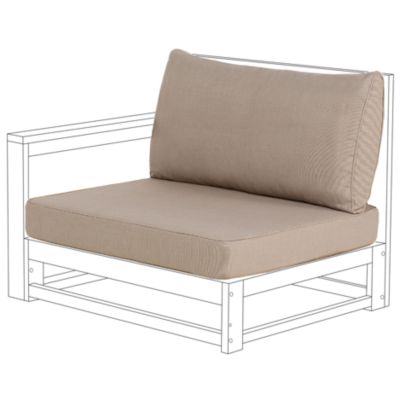 Ensemble de housses de coussins d'extérieur TIMOR Taupe