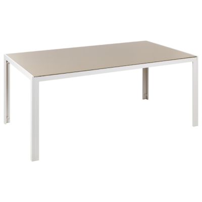 Ensemble de jardin CATANIA Métal 160x91x71 cm Beige