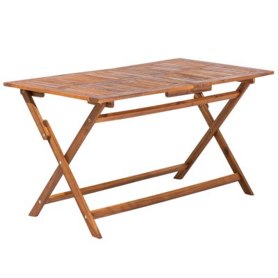 Ensemble de jardin CENTO Acacia 140x75x74 cm Bois foncé