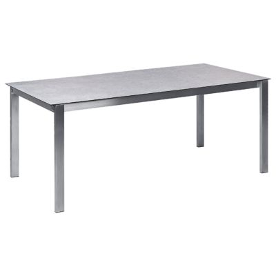 Ensemble de jardin COSOLETO Verre de sécurité 180x90x75 cm Gris