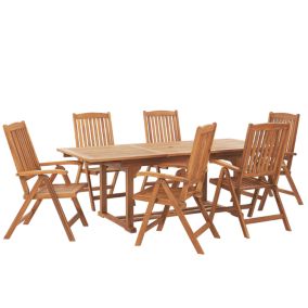 Ensemble de jardin JAVA Acacia Bois clair