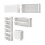 Ensemble de meubles de rangement muraux blancs GoodHome Atomia P. 22 cm