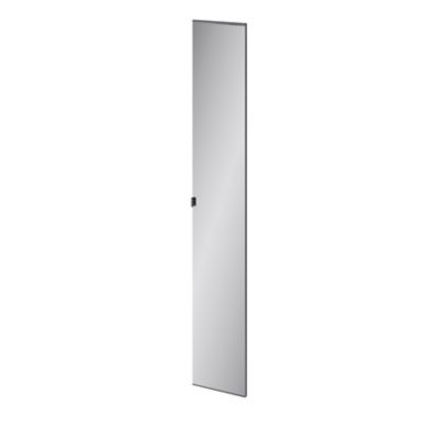 Ensemble de meubles de rangement portes battantes miroir et tiroirs sous pente et/ou comble blancs GoodHome Atomia H. 225 x L. 275 x P. 60 cm
