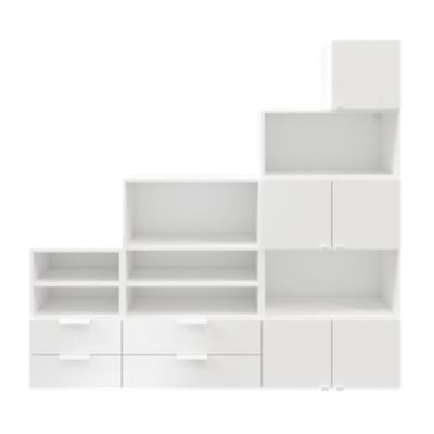 Dressing sous pente et/ou comble blanc GoodHome Atomia H. 225 x L. 225 x P.  58 cm