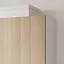 Ensemble de meubles de rangement sous pente et/ou comble blancs et effet chêne GoodHome Atomia H. 187,5 x L. 187,5 x P. 35 cm