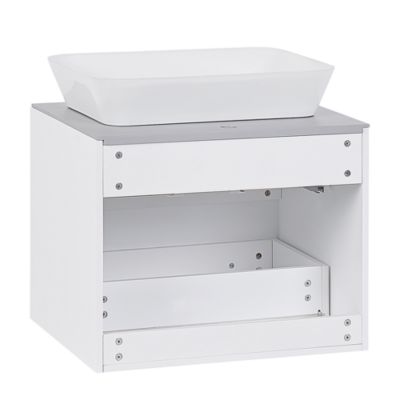 Ensemble de meubles de salle de bain MANZON 60 cm 48 cm 49 cm Blanc