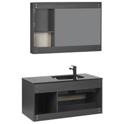 Ensemble de meubles de salle de bain TERUEL Noir