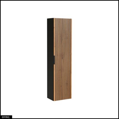 Ensemble de meubles sous vasque - 120 cm - avec Vasque - Cube et Colonnes - Miroirs LED - WOTANIA