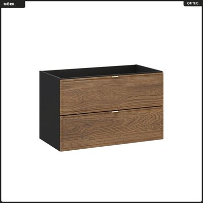 Ensemble de meubles sous vasque - 80 cm - avec Plan - Vasque - MÖRK