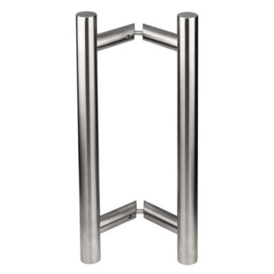 Ensemble de poignees tubulaires Heracles serie 5240 32x600 mm inox brosse