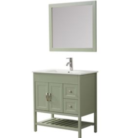Ensemble de salle de bain vert 78,3 cm