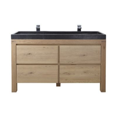 Ensemble de salle de bains Harmon 140 cm meuble sousvasque + plan