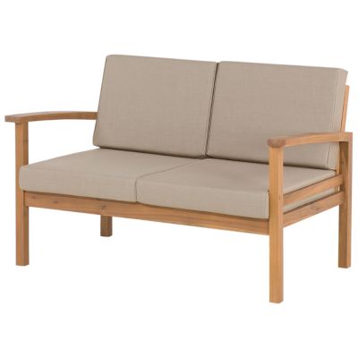 Ensemble de salon de jardin avec table 4 places MANILA Bois d'acacia certifié Marron clair