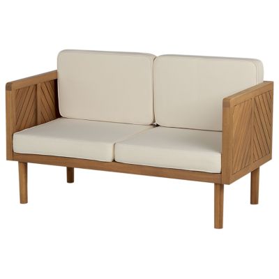 Ensemble de salon de jardin avec table 5 places BARATTI Acacia Marron