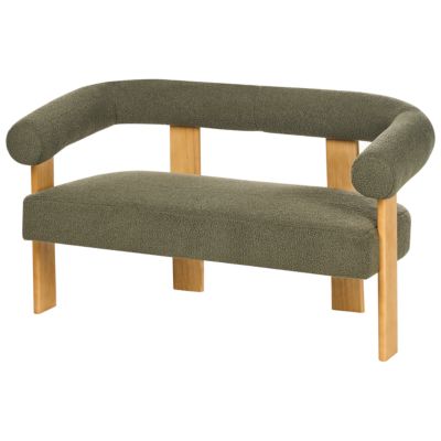 Ensemble de salon ILBRO Bouclé Vert/marron clair