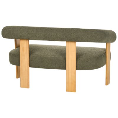 Ensemble de salon ILBRO Bouclé Vert/marron clair