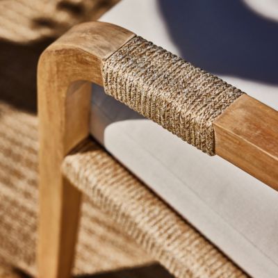Ensemble de table en bois bleu et céramique et 6 chaises Siena - Java Light
