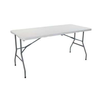 Ensemble de Table Pliante Rectangulaire Avec Housse Pour restauration 150x74cm 7house