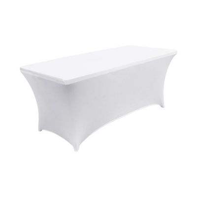 Ensemble de Table Pliante Rectangulaire Avec Housse Pour restauration 150x74cm 7house