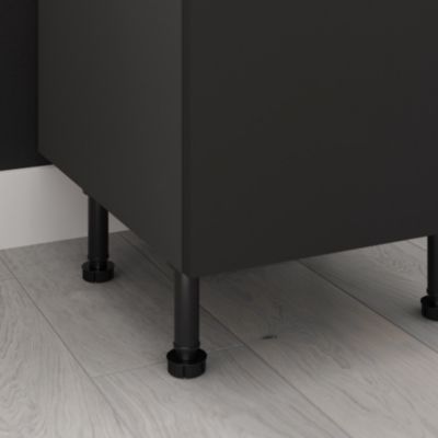 Ensemble de tablettes pour colonne anthracite L.30 x P.57 cm GoodHome