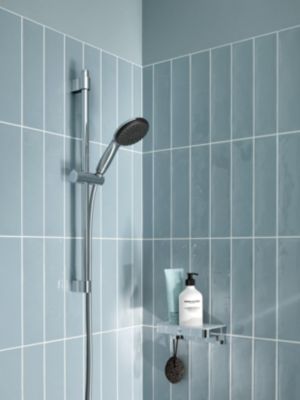 Ensemble douchette 1 jet + flexible + barre chrome, Grohe Vitalio Start