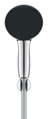 Ensemble douchette 1 jet + support + flexible chrome, Grohe Vitalio Start 100