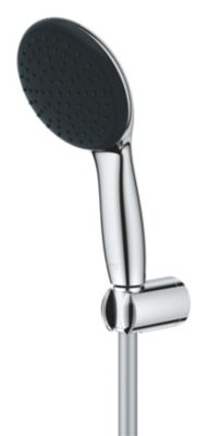 Ensemble douchette 1 jet + support + flexible chrome, Grohe Vitalio Start 100