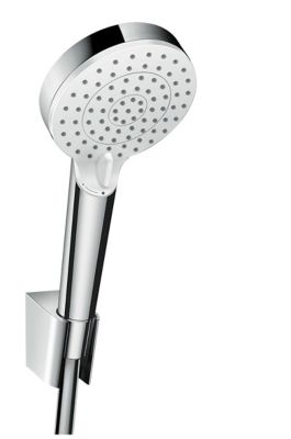 Ensemble douchette 2 jets et flexible chromé Hansgrohe Crometta Castorama