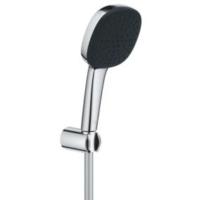 Ensemble douchette 2 jets + support + flexible chrome, Grohe Vitalio Comfort 100