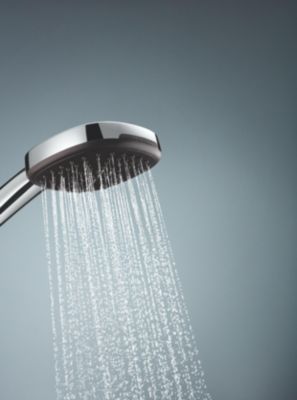 Ensemble douchette 2 jets + support + flexible chrome, Grohe Vitalio Comfort 100