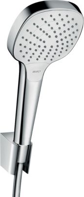 Ensemble douchette 3 jets et flexible chromé Hansgrohe MySelect E