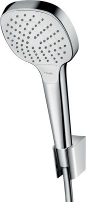 Ensemble douchette 3 jets et flexible chromé Hansgrohe MySelect E
