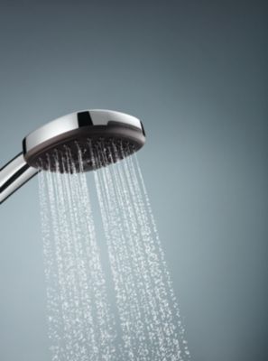 Ensemble douchette 3 jets + support + flexible chrome, Grohe Vitalio 100