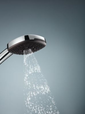 Ensemble douchette 3 jets + support + flexible chrome, Grohe Vitalio 100