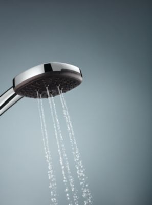 Ensemble douchette 3 jets + support + flexible chrome, Grohe Vitalio 100