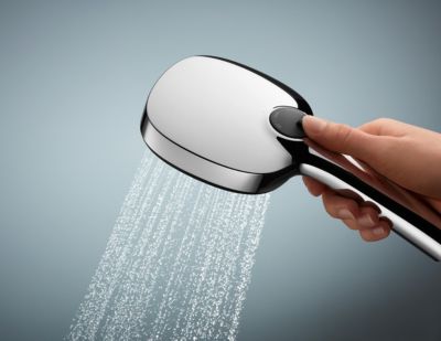 Ensemble douchette 3 jets + support + flexible chrome, Grohe Vitalio 100