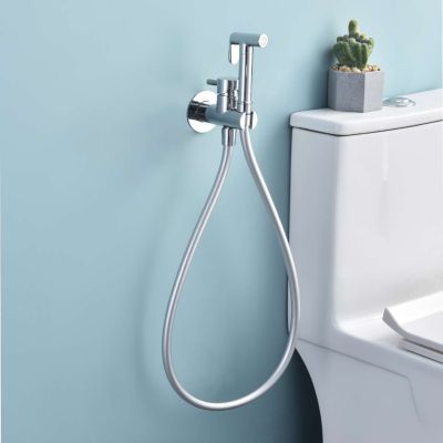 Ensemble douchette hygiénique WC SKY BATH chromé  Inox S304 série HARMONY